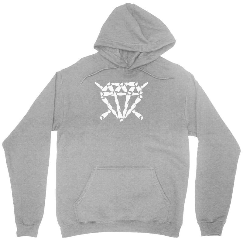Blunt Diamond Unisex Hoodie by MDK ART