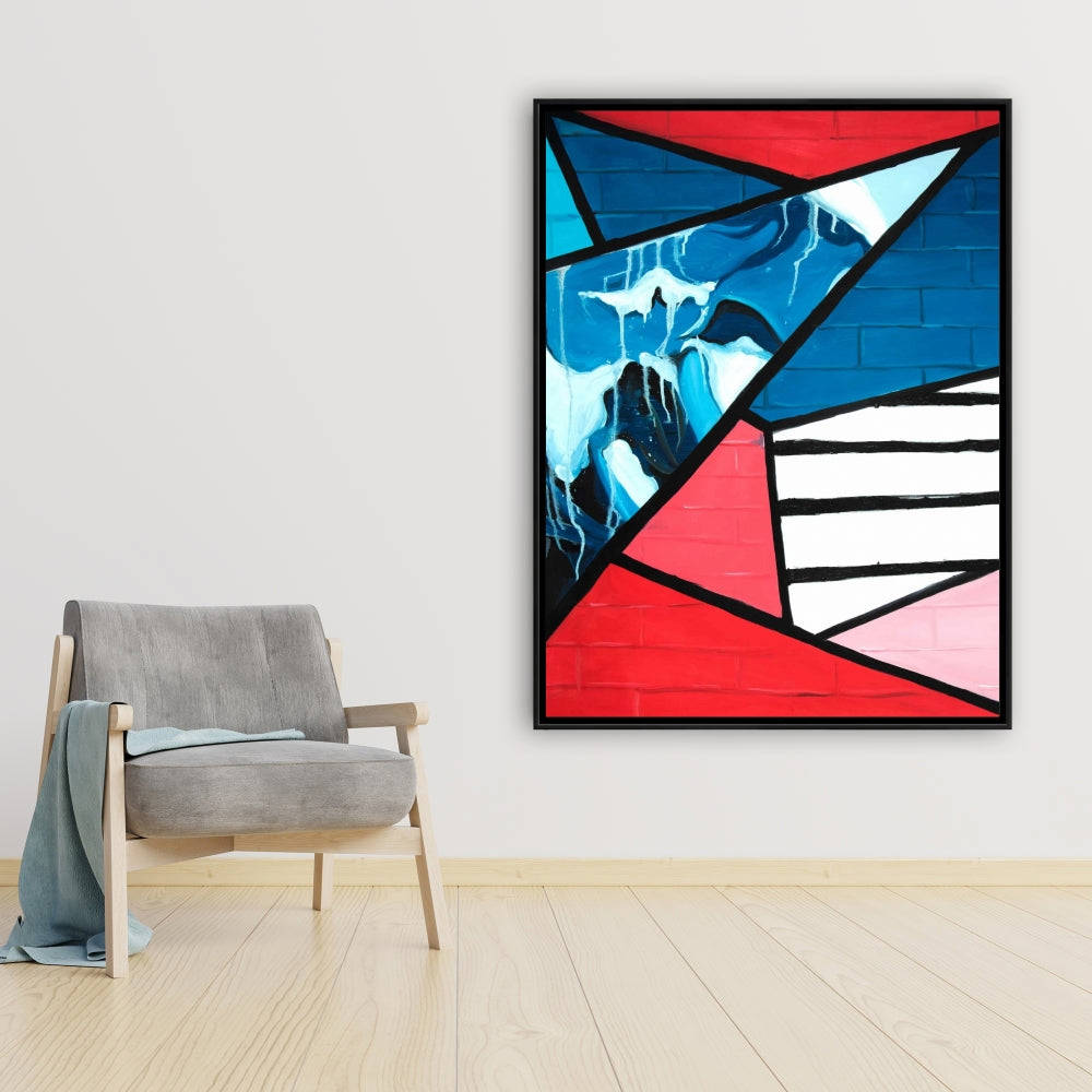 Diagonal Unity, Fine Art Gallery Wrapped Canvas 24x36