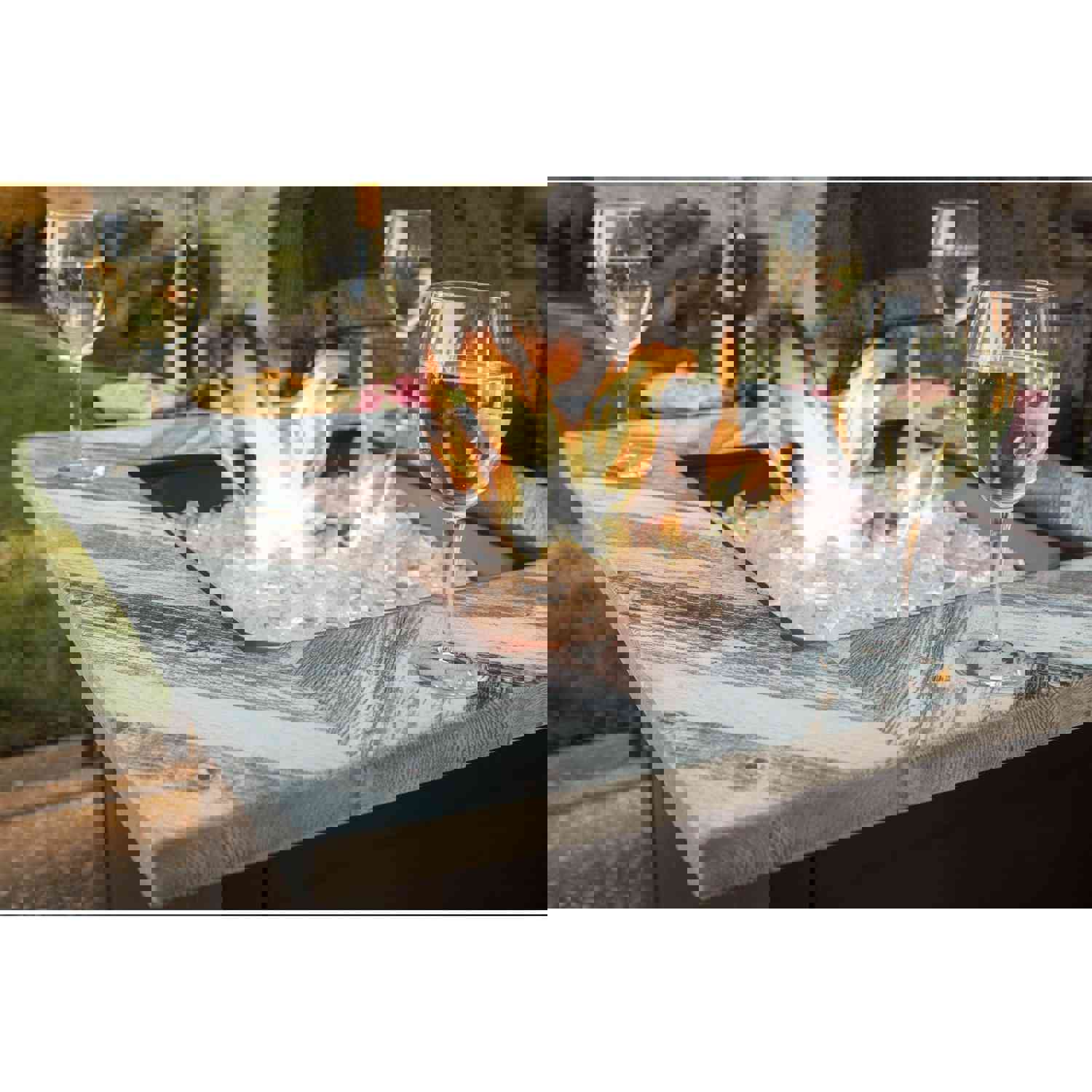 Endless Summer Duvall LP Gas Outdoor Fire Pit with Printed Resin Mantel