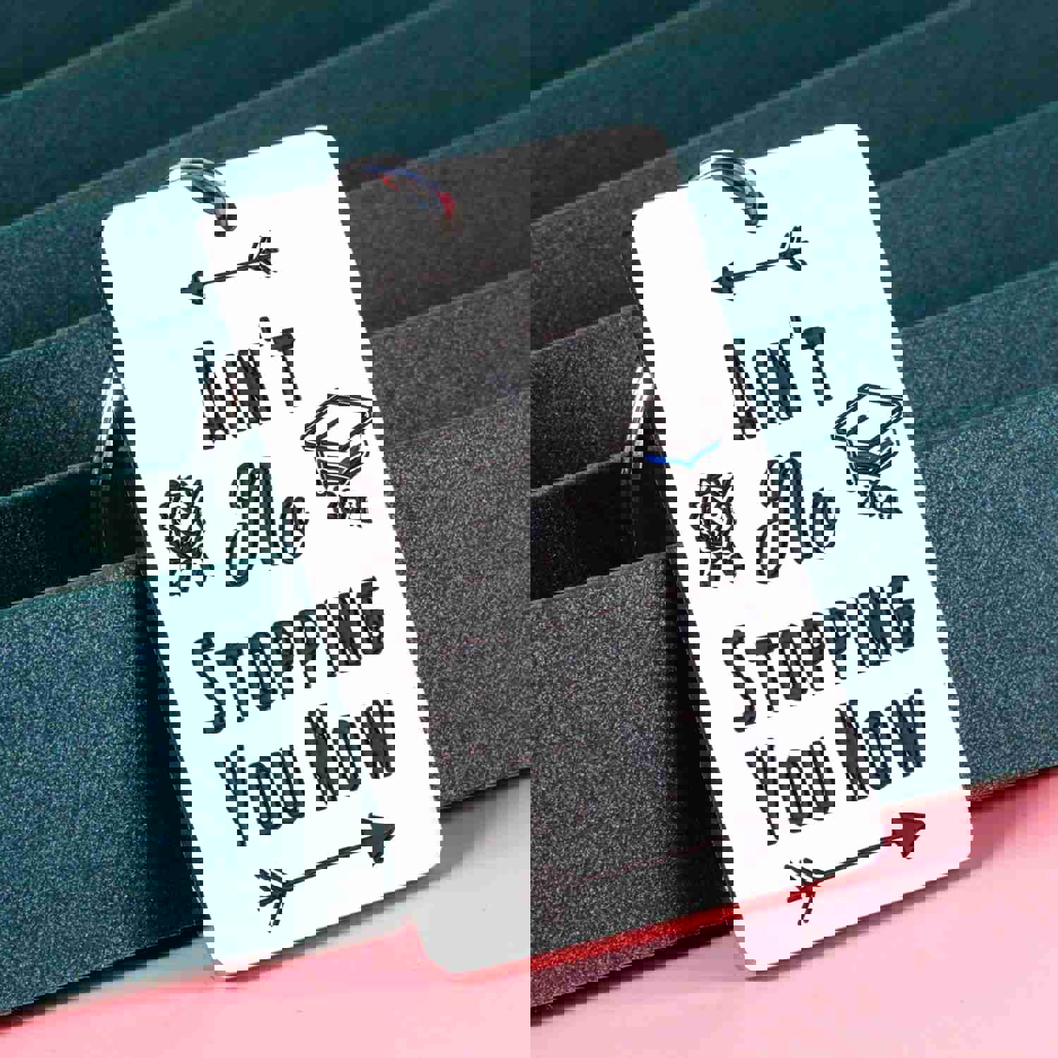 Inspirational 2021 Graduation Keychain for Women and Men