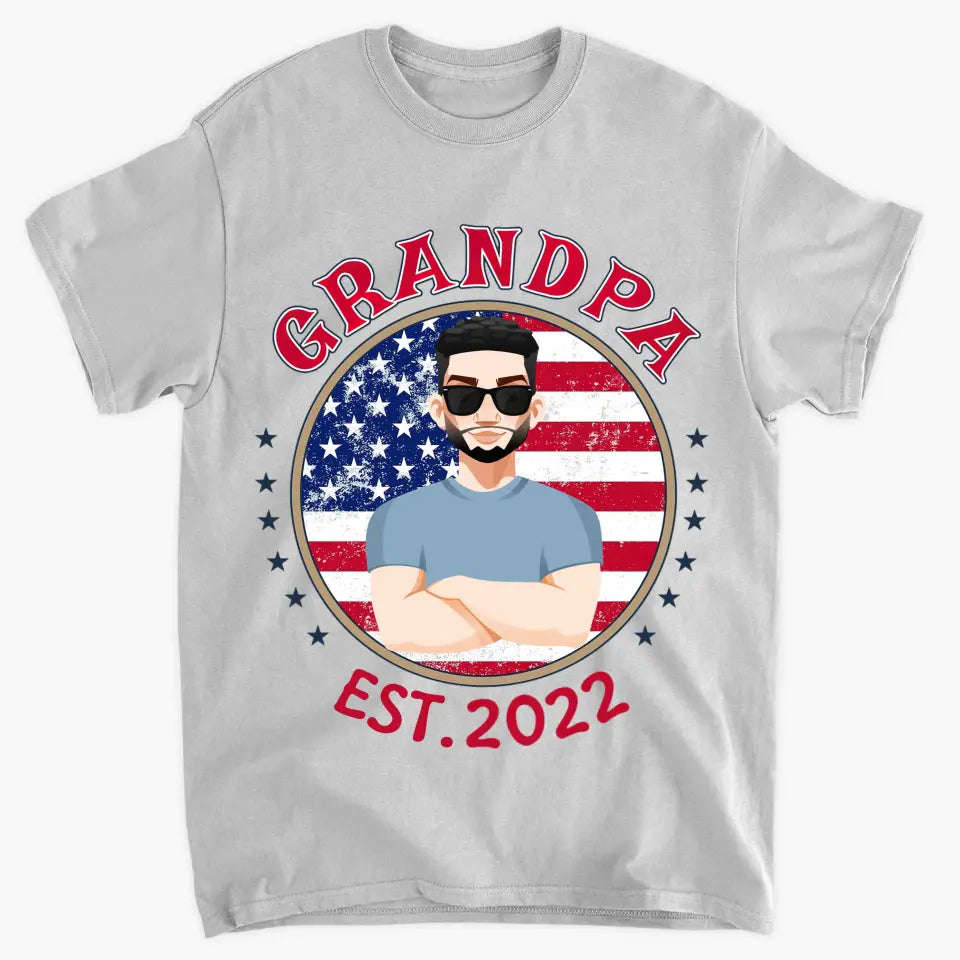 Personalized Custom T-shirt - 4th Of July, Fathers Day, Birthday Gift For Dad, Grandpa - Cool Dad Shirt