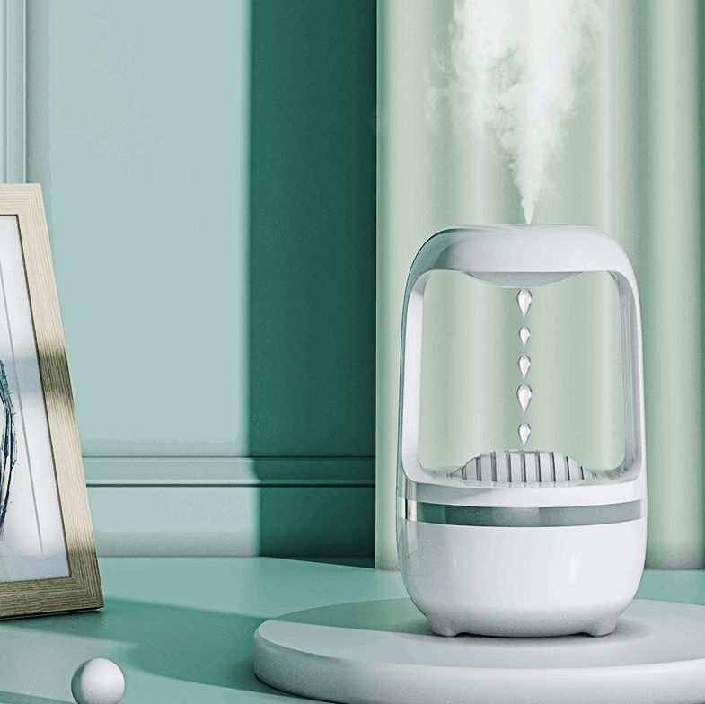 Anti Gravity Humidifier Water Drop Backflow Aromatherapy Machine for Office and Bedroom