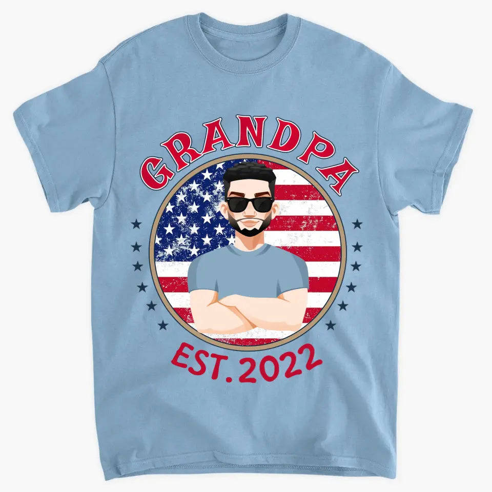 Personalized Custom T-shirt - 4th Of July, Fathers Day, Birthday Gift For Dad, Grandpa - Cool Dad Shirt
