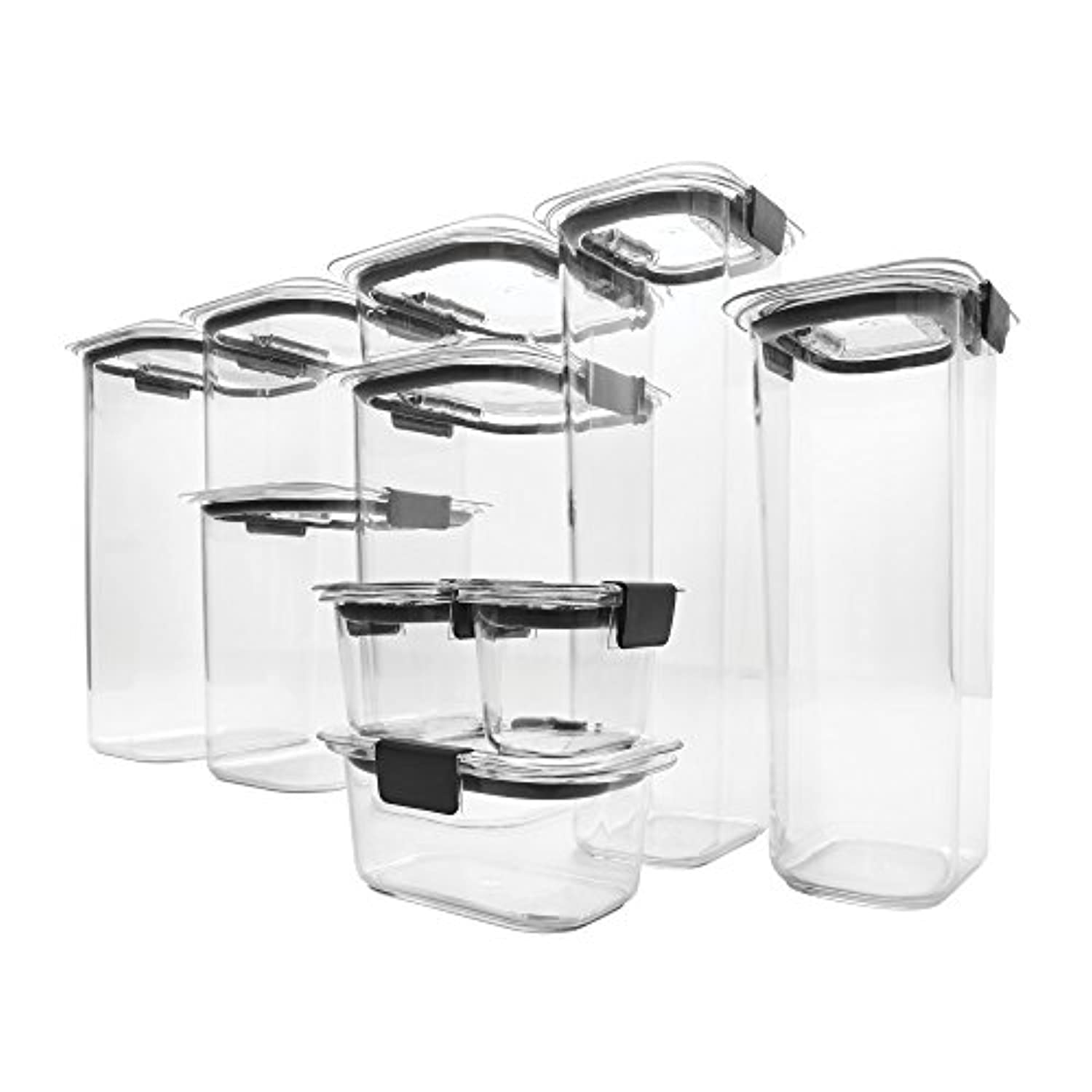 King Supply Brilliance Pantry Organization & Food Storage Containers with Airtight Lids, Set of 10 (20 Pieces Total)