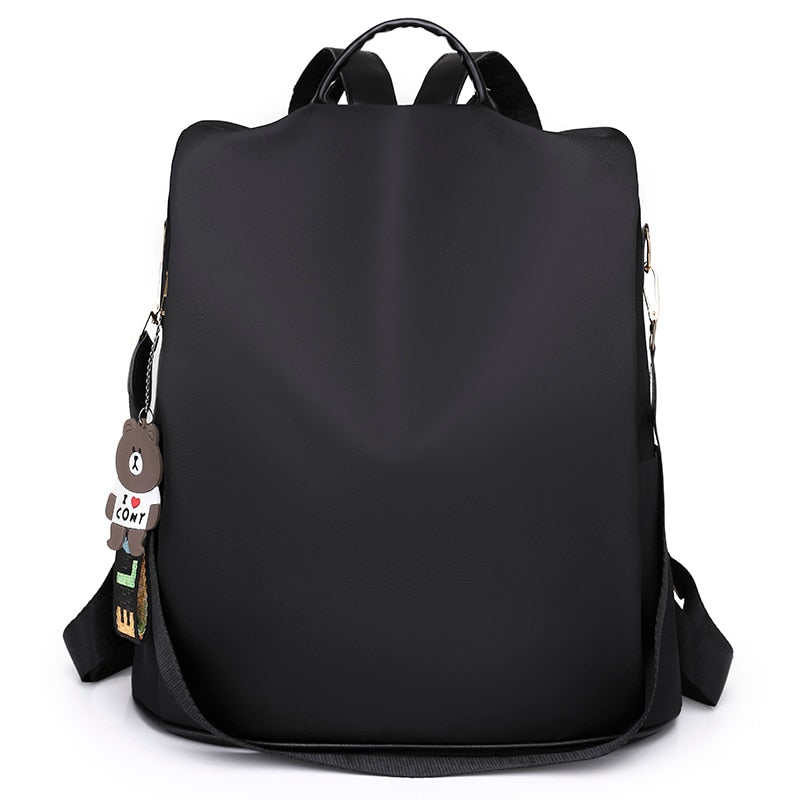 2021 Waterproof Oxford Women Backpack - Fashion Anti-theft Large Capacity School Bag