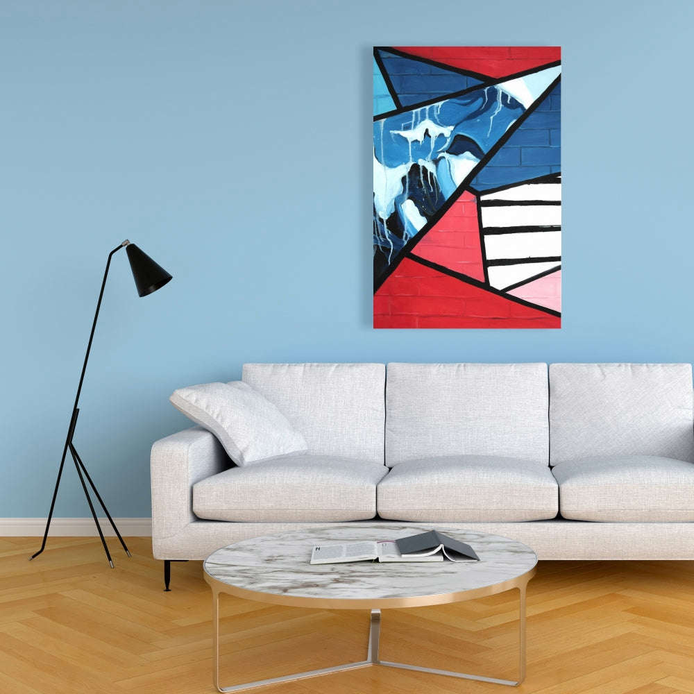 Diagonal Unity, Fine Art Gallery Wrapped Canvas 24x36