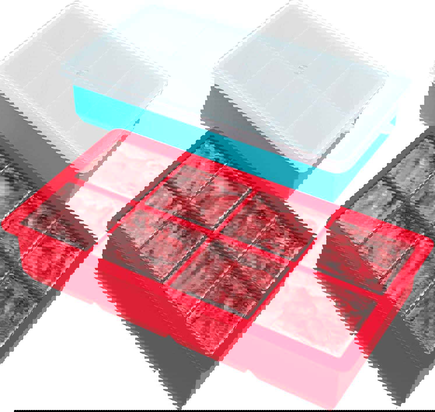 Adoric Life Ice Cube Tray, 2-Pack Large Silicone Ice Cube Makers for Whiskey and Cocktails