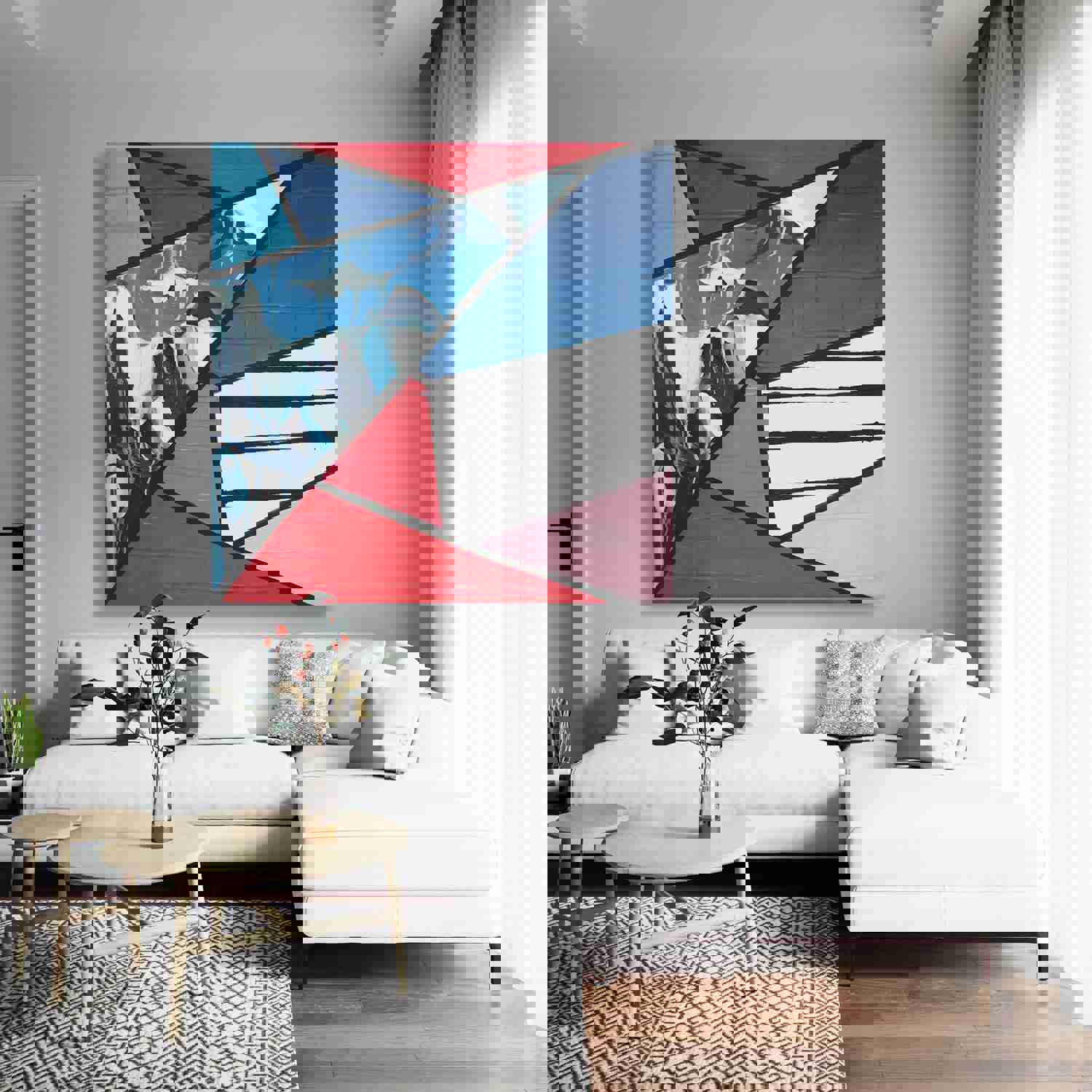 Diagonal Unity, Fine Art Gallery Wrapped Canvas 24x36