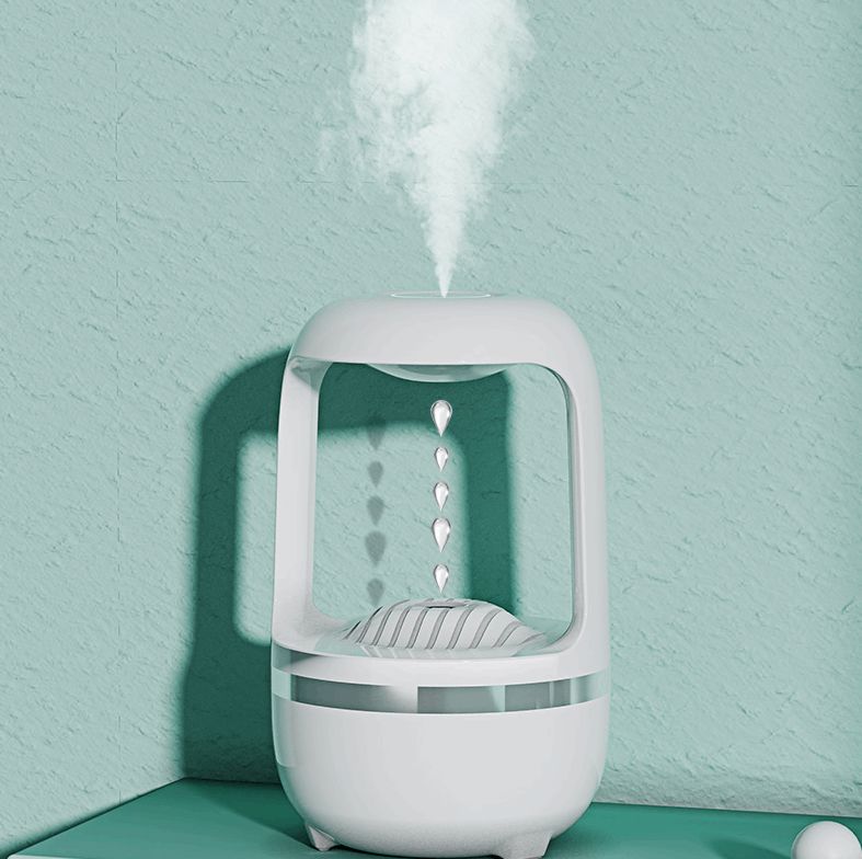 Anti Gravity Humidifier Water Drop Backflow Aromatherapy Machine for Office and Bedroom