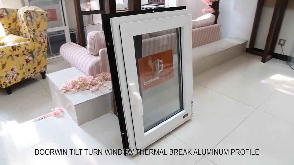 Doorwin Architect Series Energy Efficient Germany Thermal Break Aluminum Windows and Doors System