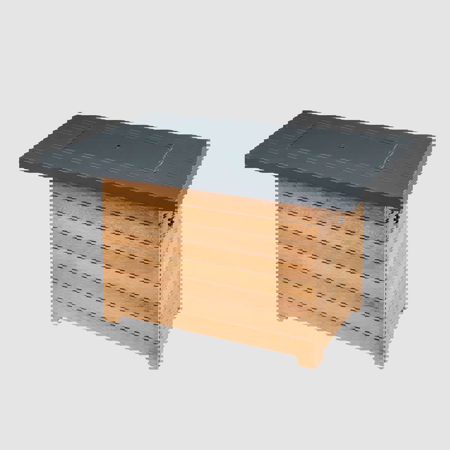 Darien Rectangular Gas Fire Pit Table