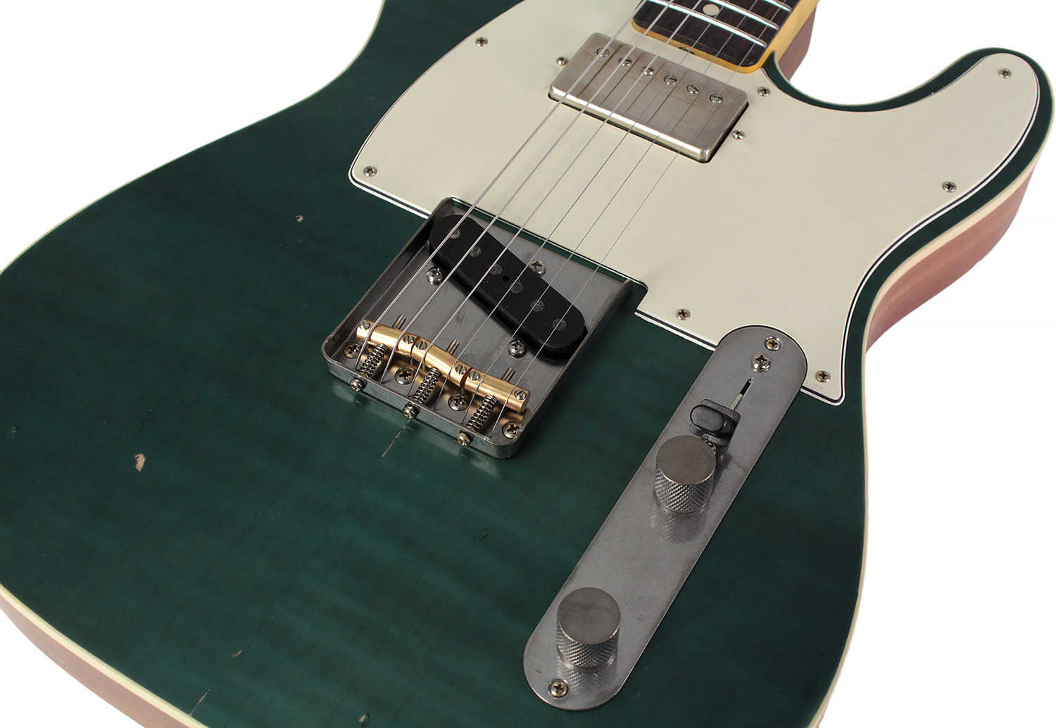 Nash T-63 Guitar, Aquamarine, Humbucker, Light Aging