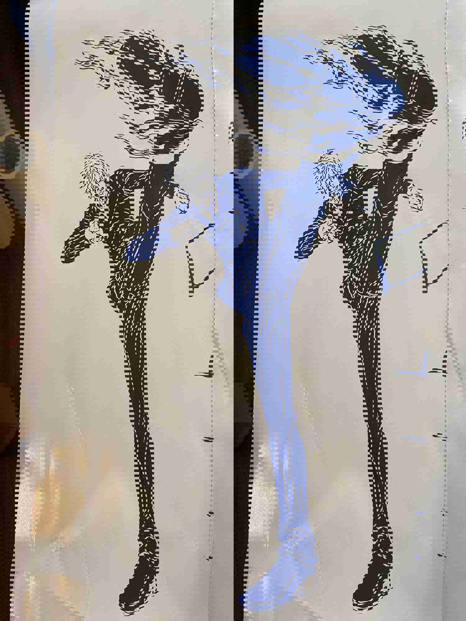 Sanji Anime Car Decal - Vinyl Sticker for Cars, Trucks, and Walls - Removable & Customizable