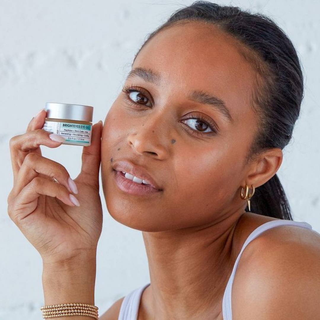 BRIGHTEYES Eye Gel by CLEARSTEM Skincare - Renewing, Nourishing & Cooling Eye Treatment
