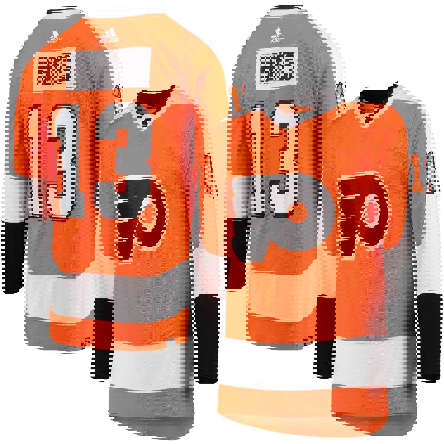 Kevin Hayes Philadelphia Flyers adidas Home Primegreen Authentic Pro Player Jersey - Orange