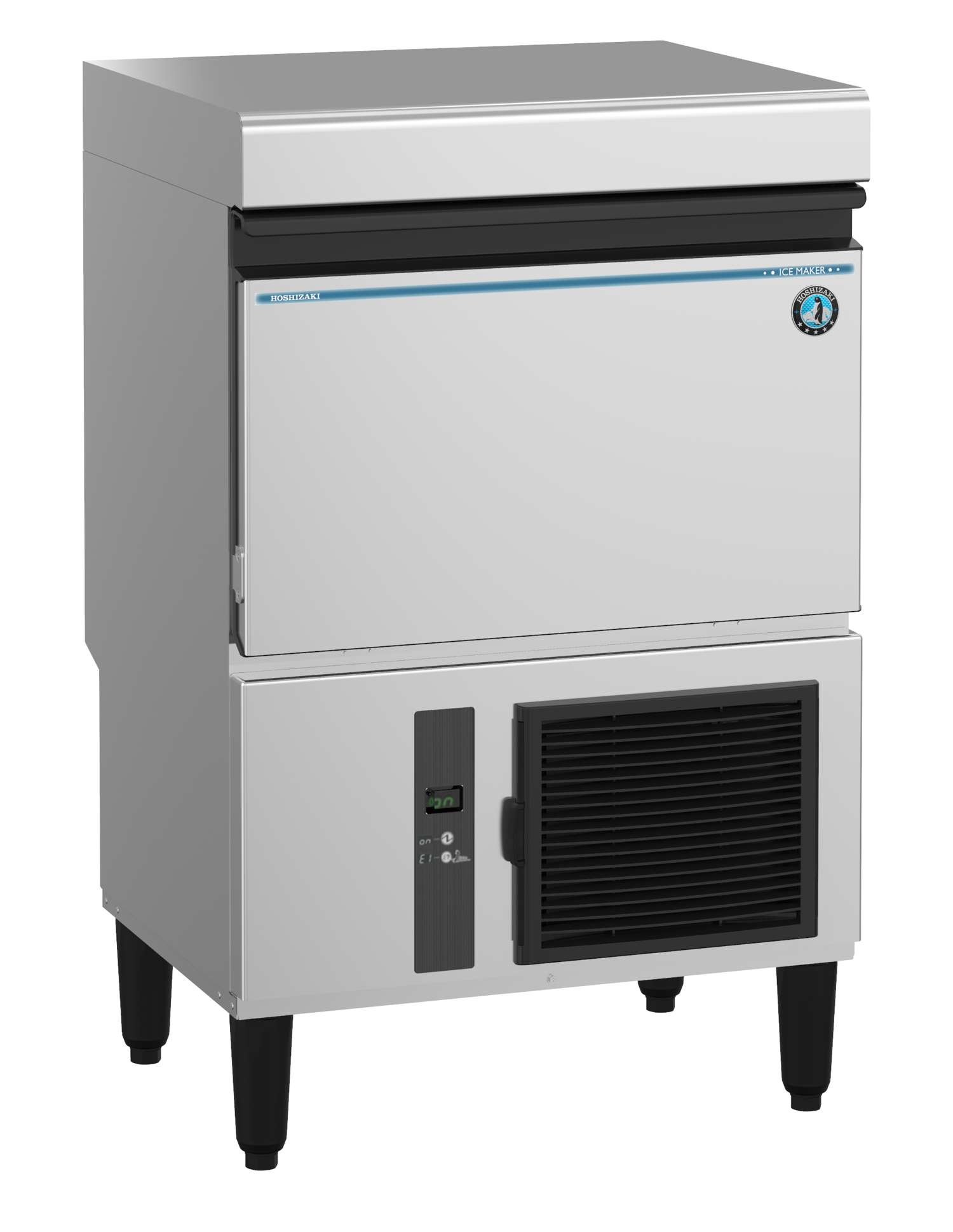Hoshizaki IM-50BAA-Q | 25 Wide Air-Cooled Sphere Cube Ice Maker with Built-In Storage Bin