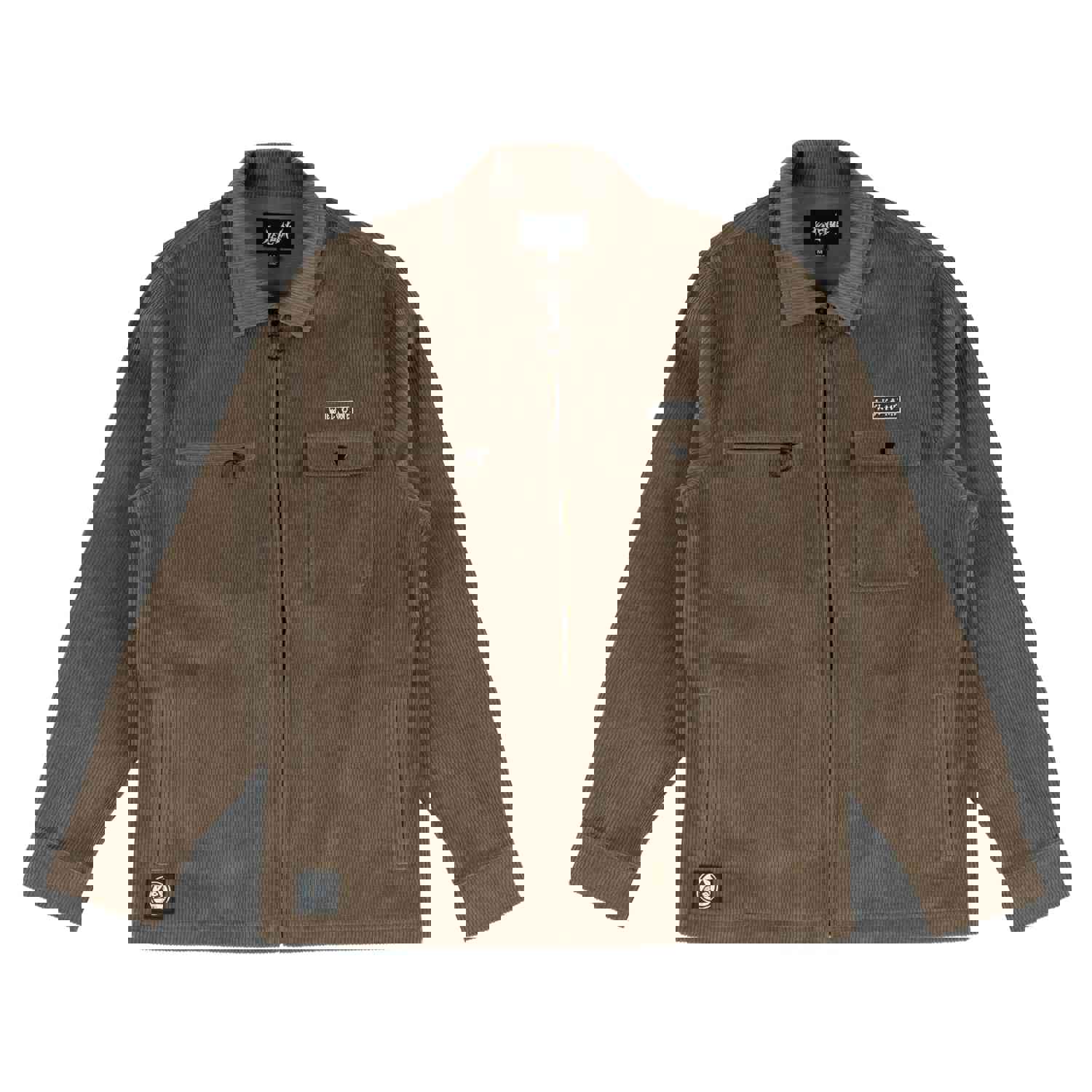 Hydra Corduroy Zip Jacket - Stone