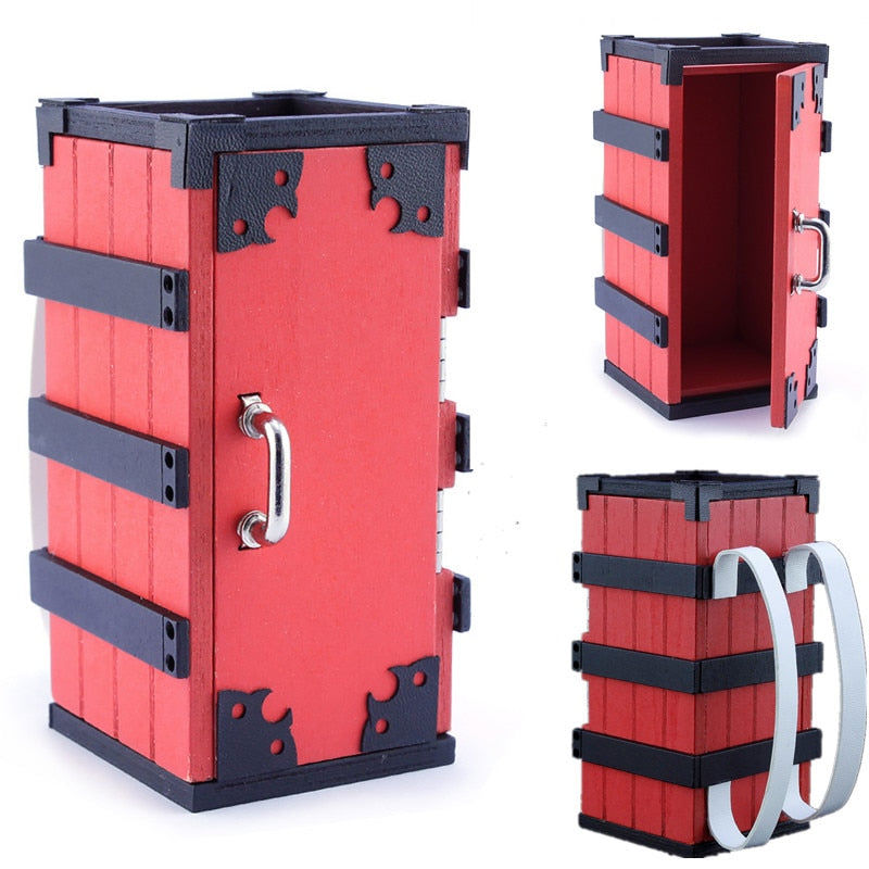 Anime Demon Slayer Kamado Tanjirou Cosplay Backpack Wooden Box