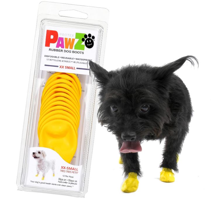 PawZ Dog Boots - Waterproof Snow Boots for Dogs (12 Pack)