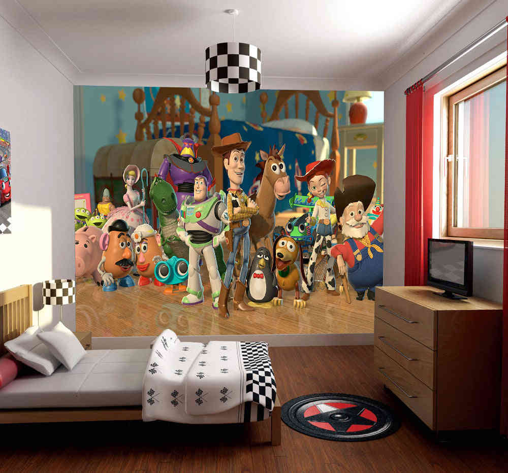Toy Story Self-Adhesive Removable Wallpaper - Modern Mural for Home Decor