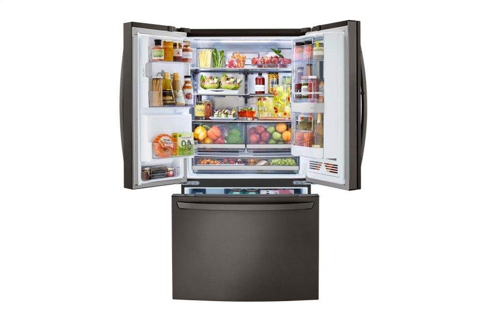 LG LRFVS3006D 30 Cu. Ft. Smart Wi-Fi Enabled Instaview™ Door-In-Door® Refrigerator With Craft Ice™ Maker