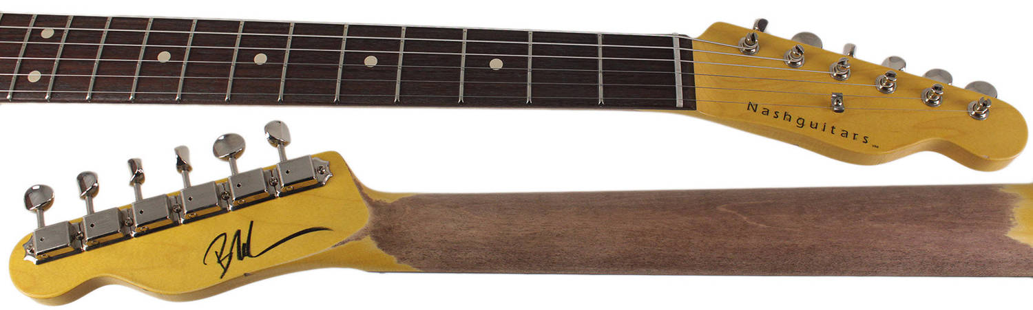 Nash T-2HB Guitar, Aged Olympic White, Light Aging