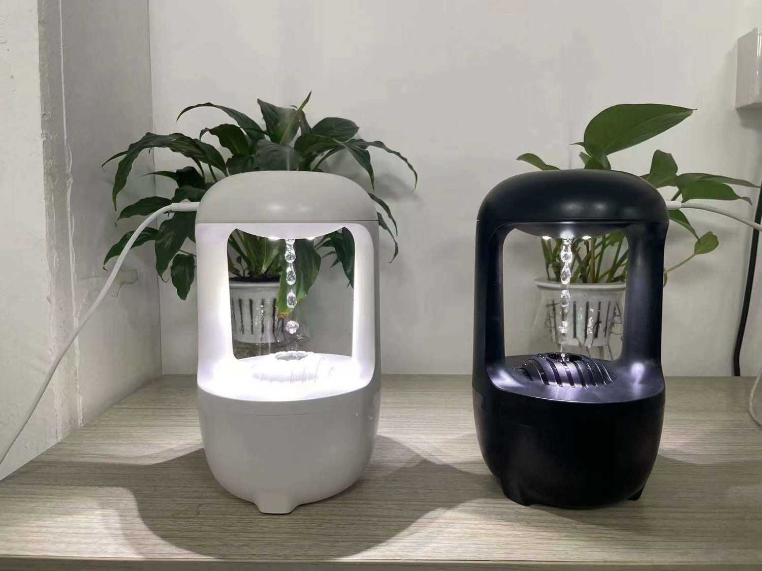 Anti Gravity Humidifier Water Drop Backflow Aromatherapy Machine for Office and Bedroom