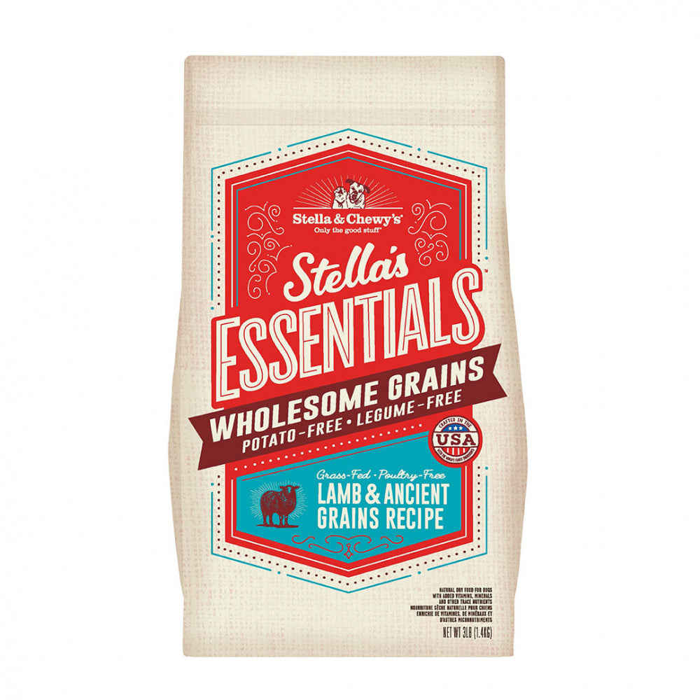 Stella & Chewy's Stella's Essentials Kibble - Grass-Fed Lamb with Wholesome Grains Dry Dog Food