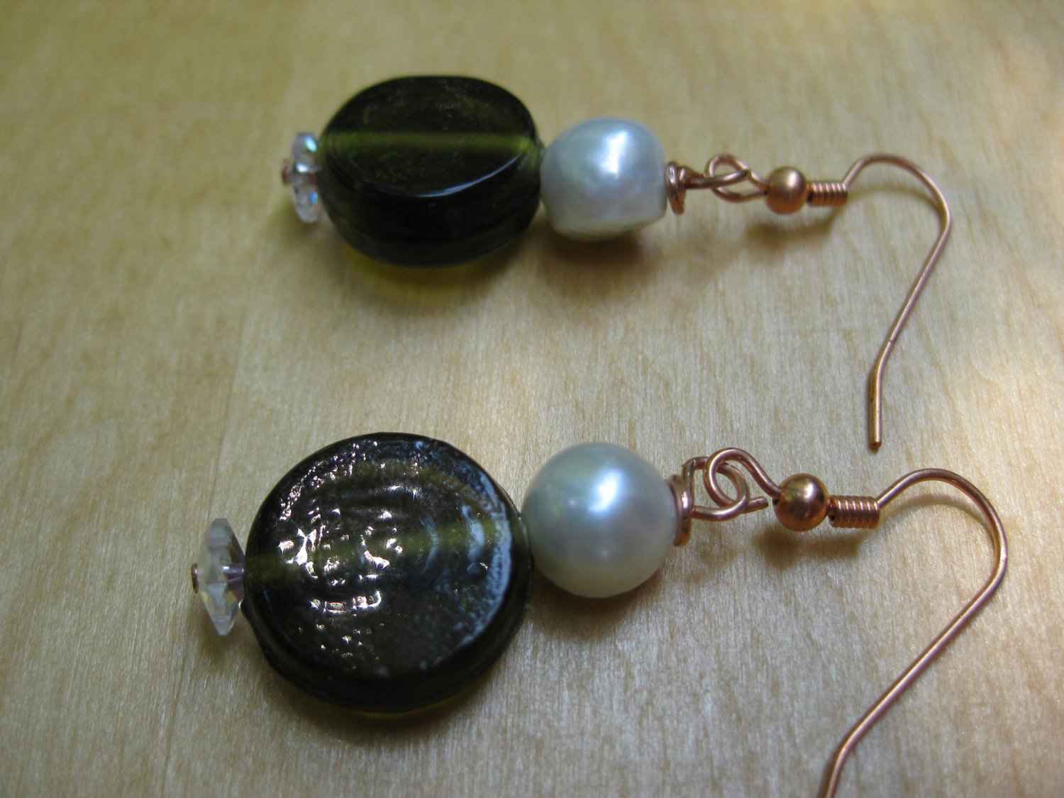Insouciant Studios Loch Earrings 4 Pair Gift Set - Elegant Olive, Seafoam & Copper Earrings
