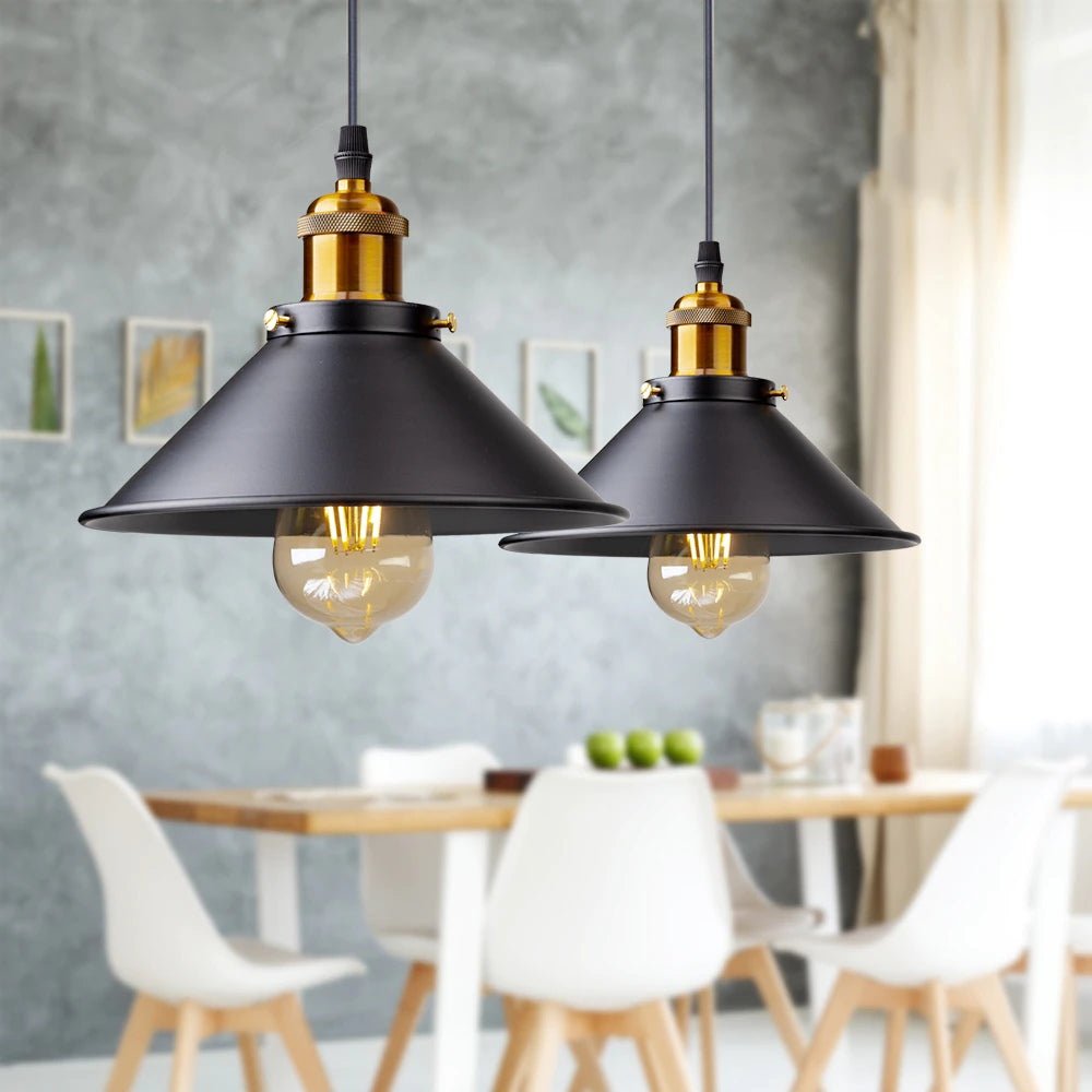MIRODEMI® Industrial Retro Iron Pendant Light for Modern Interiors