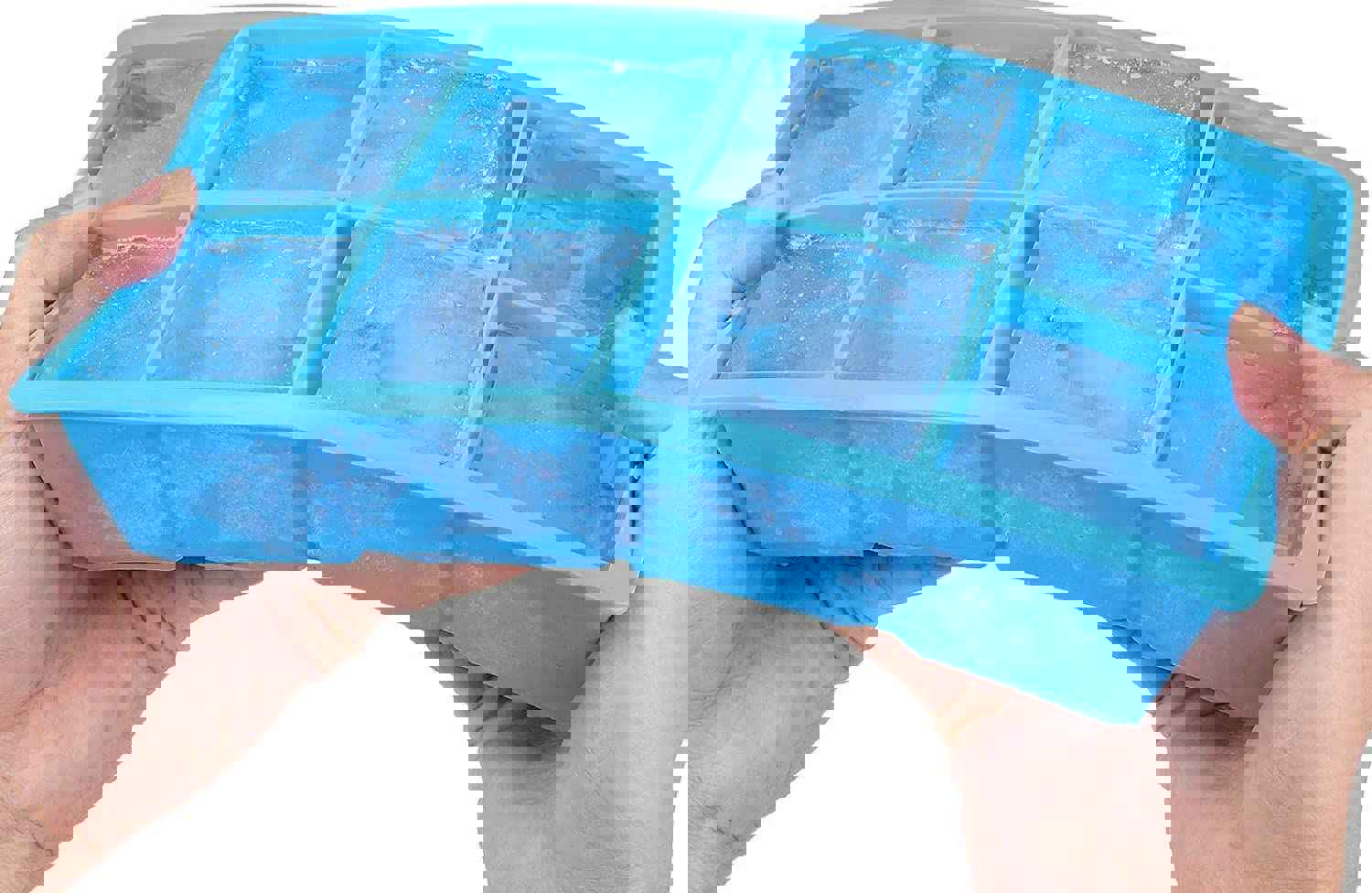 Adoric Life Ice Cube Tray, 2-Pack Large Silicone Ice Cube Makers for Whiskey and Cocktails