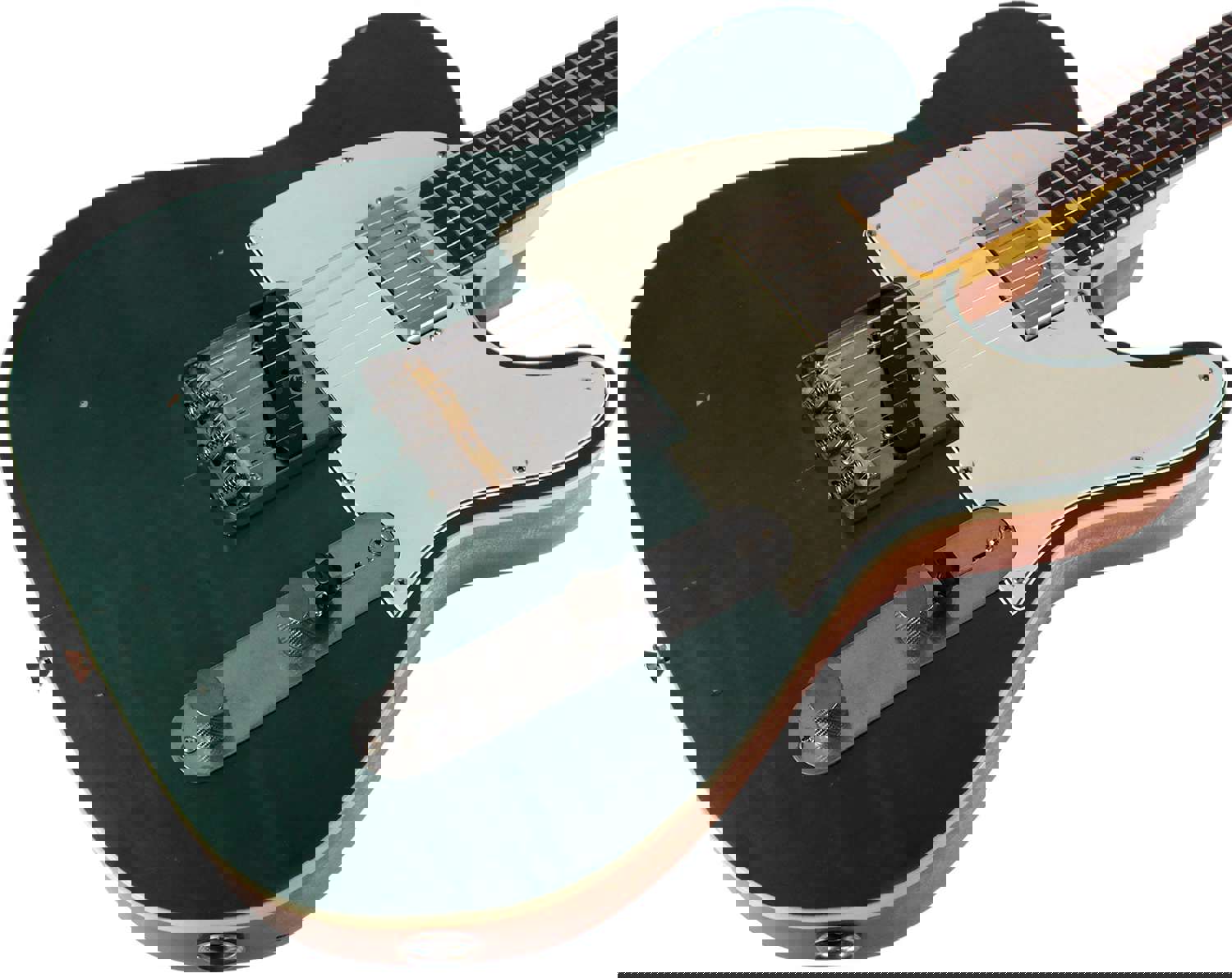 Nash T-63 Guitar, Aquamarine, Humbucker, Light Aging