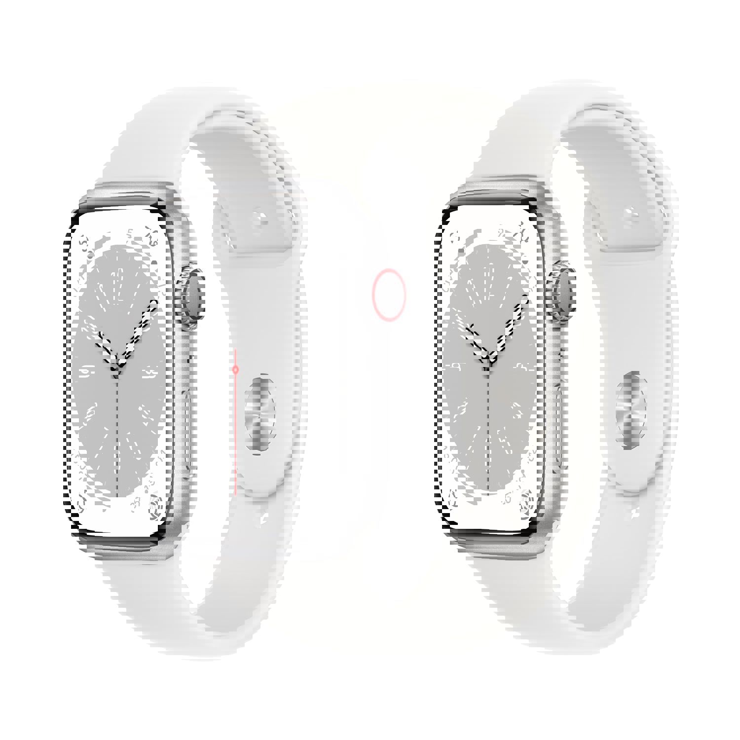 Apple Watch Series 8 GPS + Cellular 41mm Starlight Aluminum Case with Starlight Sport Band - S/M