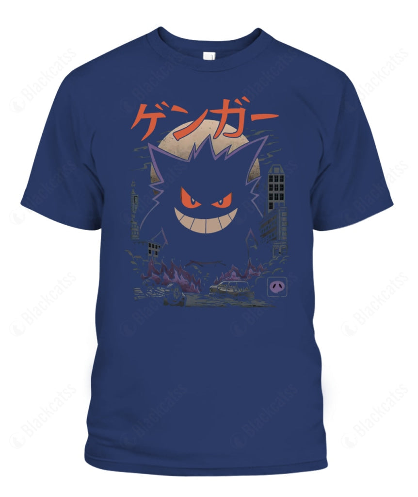 PKM Gengar Ghost Kaiju Custom Graphic T-Shirt