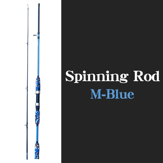 JOSBY Carbon Lure Fishing Rod - Ultralight Mini Travel Surf 1.8M