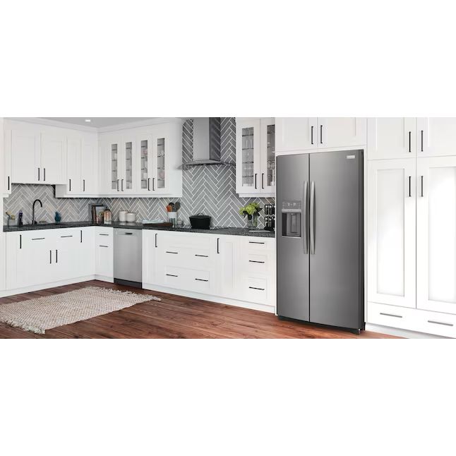 Frigidaire Gallery 25.6-cu ft Side-by-Side Refrigerator with Ice Maker and Water Dispenser