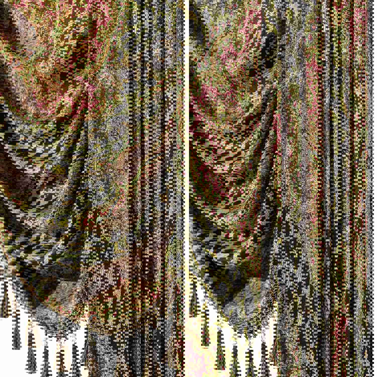 Leopard Print Swag Valance - Vintage Charm Window Drape