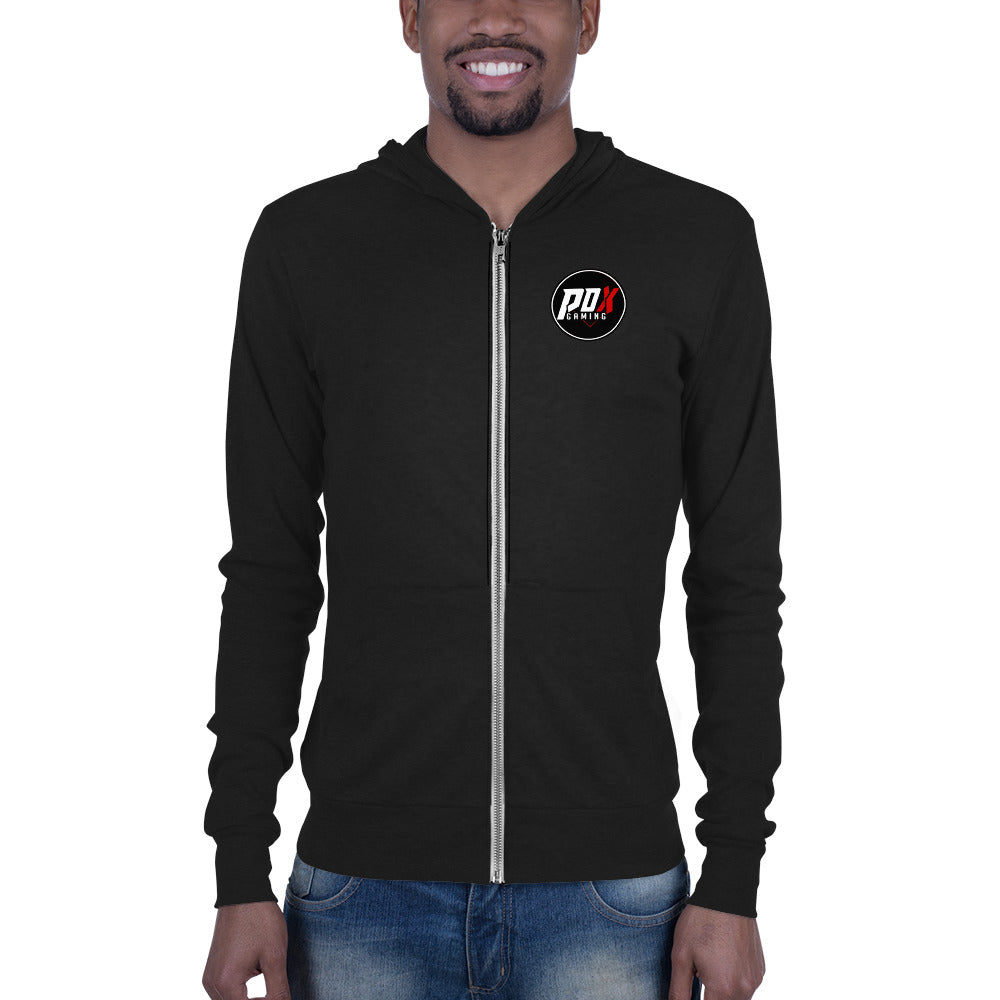 S-PG ZIP UP HOODIE - Lightweight Unisex Hoodie with Kangaroo Pocket