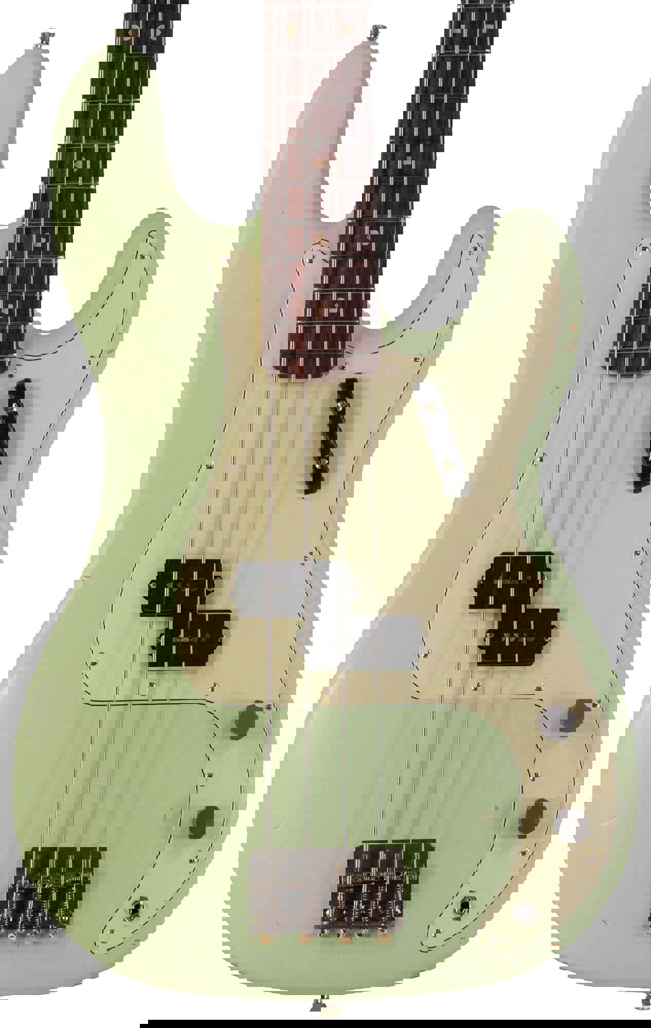 Nash PB-63 Bass Guitar, Surf Green, Light Aging