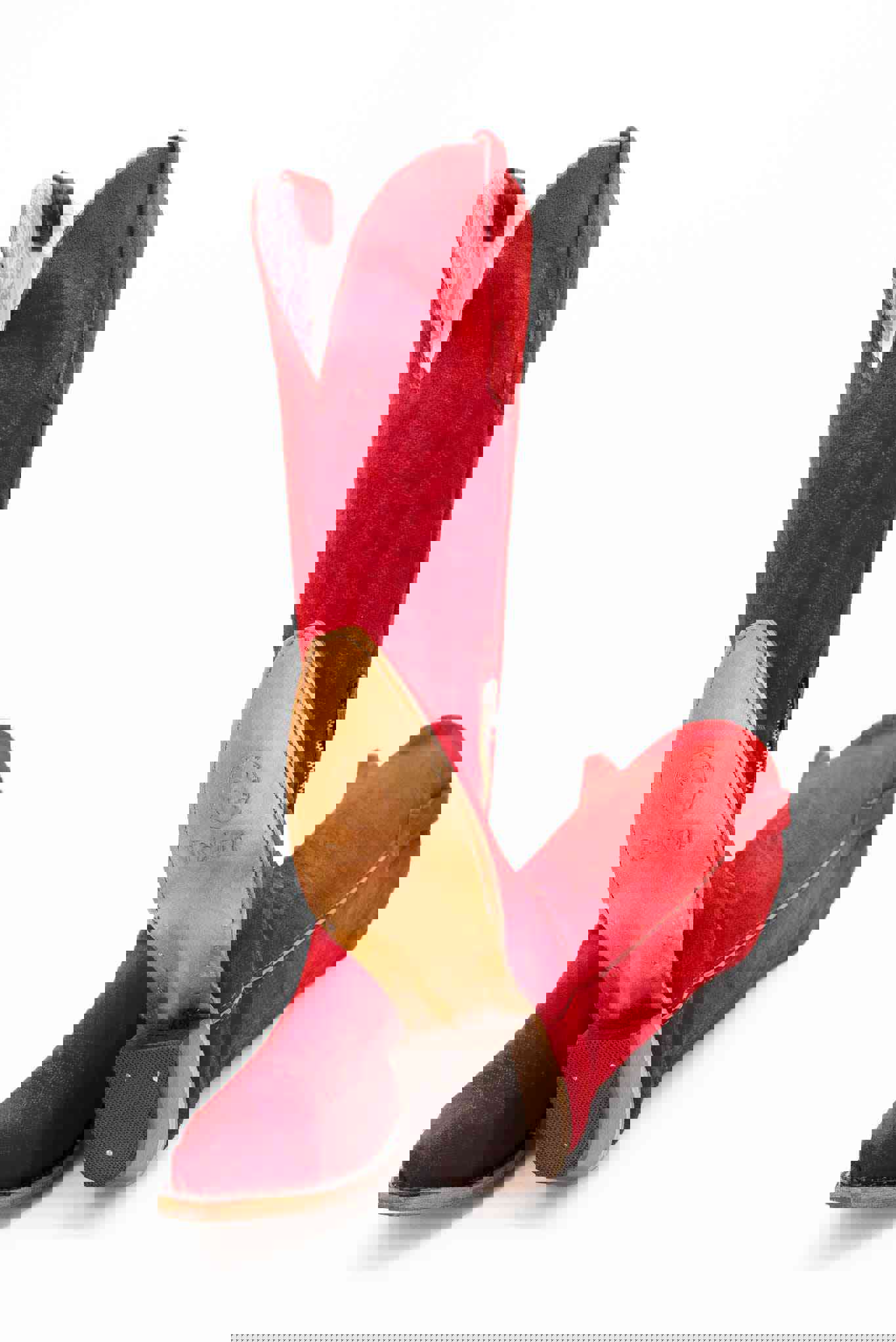 Gia Gamuza Tall Texas Wide Calf Friendly Cowgirl Boot