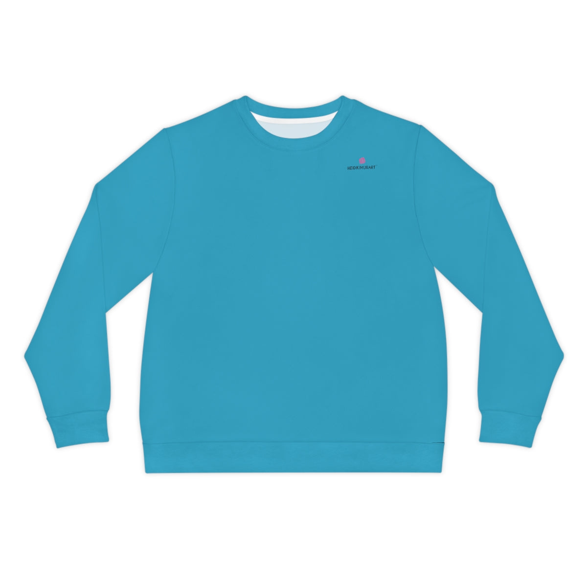 Blue Lightweight Men's Sweatshirt - Solid Color Casual Shirt