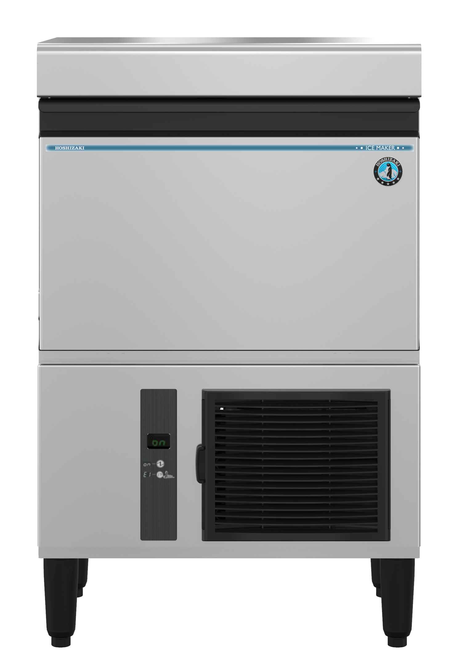 Hoshizaki IM-50BAA-Q | 25 Wide Air-Cooled Sphere Cube Ice Maker with Built-In Storage Bin