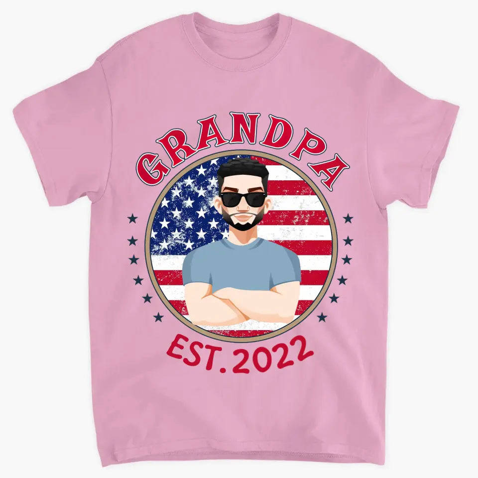 Personalized Custom T-shirt - 4th Of July, Fathers Day, Birthday Gift For Dad, Grandpa - Cool Dad Shirt