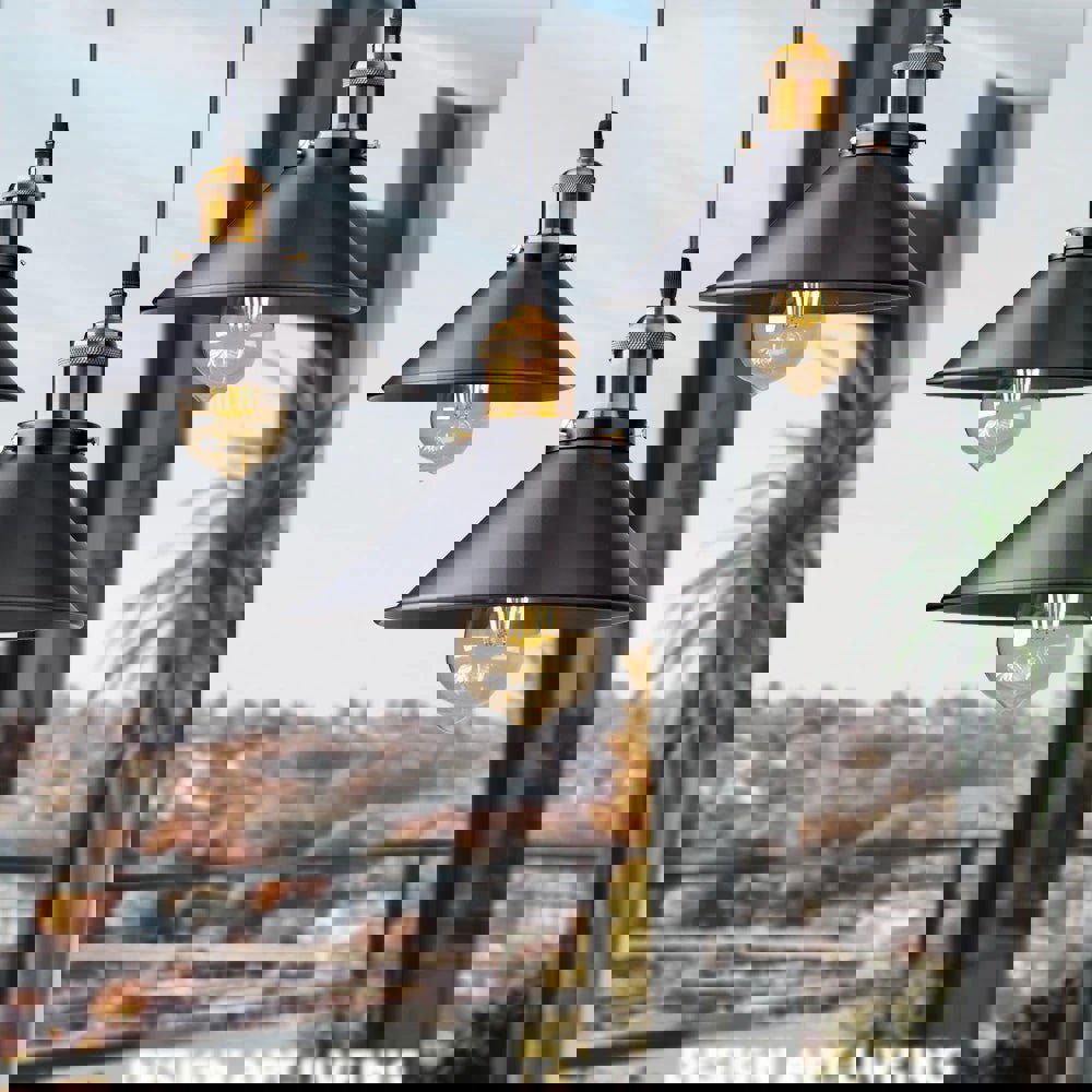 MIRODEMI® Industrial Retro Iron Pendant Light for Modern Interiors