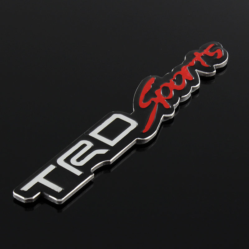 Toyota TRD Sports 3D Aluminum Emblem Decal (18CM)