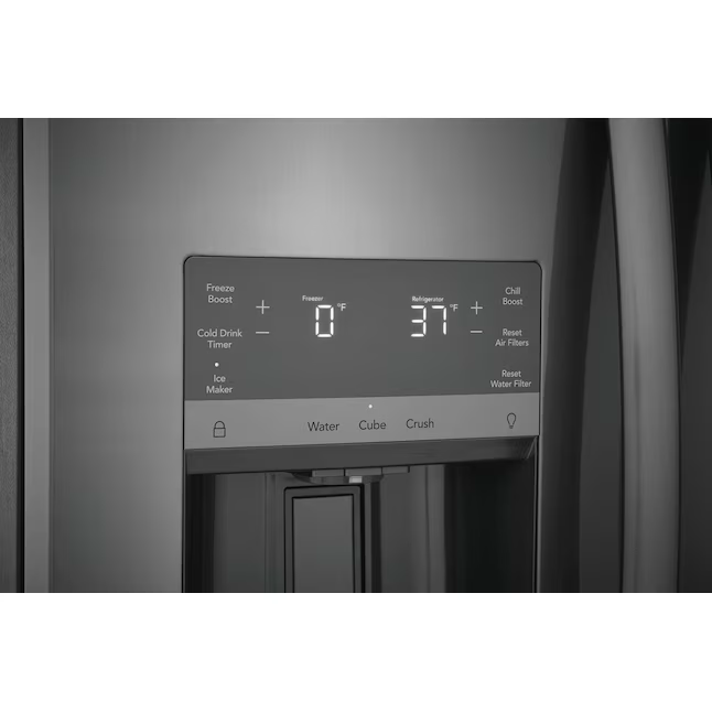 Frigidaire Gallery 25.6-cu ft Side-by-Side Refrigerator with Ice Maker and Water Dispenser