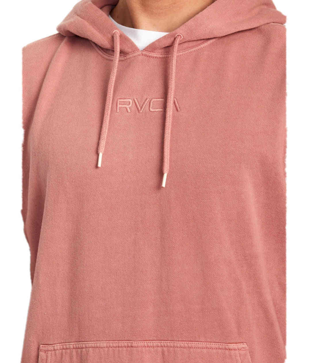 RVCA Tonally Fleece Hoodie for Men - Soft Cotton Pullover with Adjustable Hood