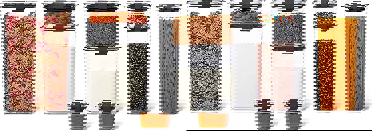 King Supply Brilliance Pantry Organization & Food Storage Containers with Airtight Lids, Set of 10 (20 Pieces Total)