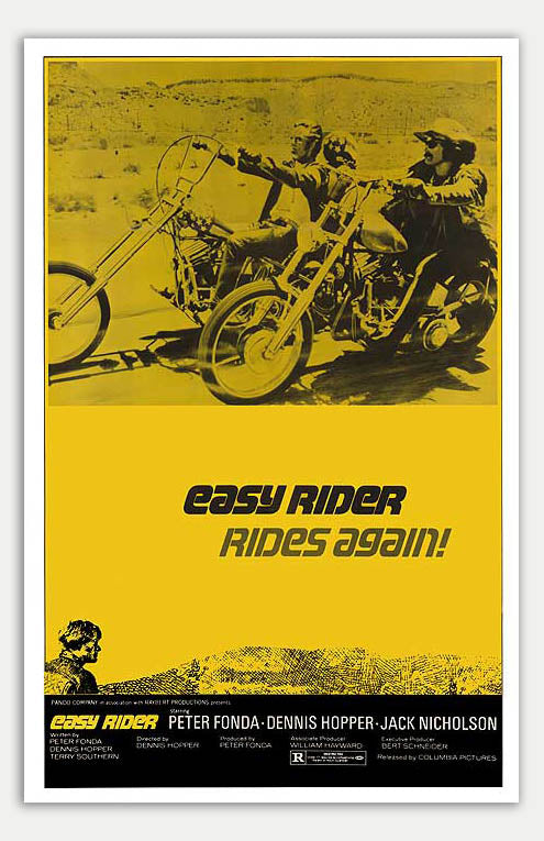 Easy Rider - 11 x 17 Movie Poster (1969 Reprint, Style C)