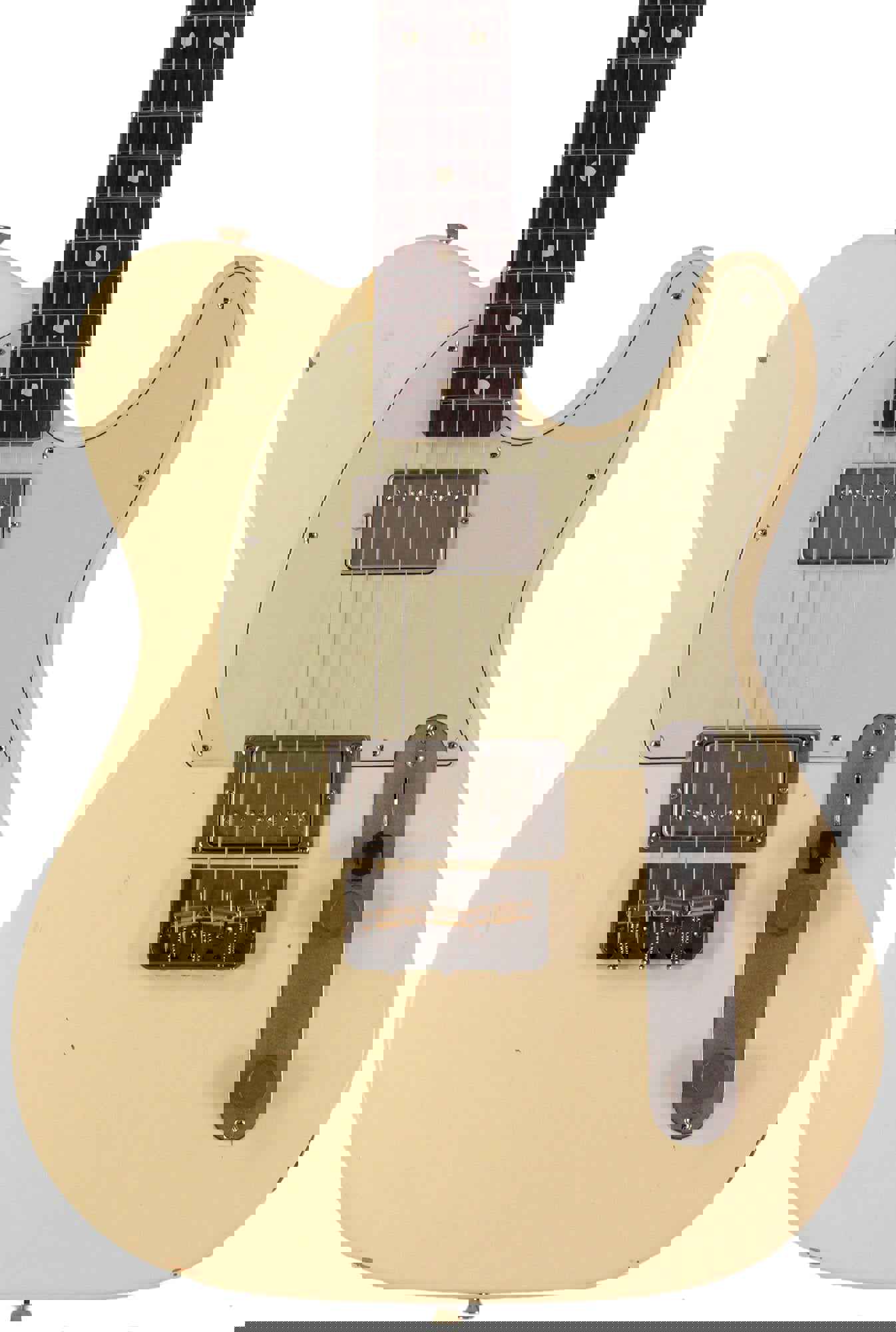 Nash T-2HB Guitar, Aged Olympic White, Light Aging